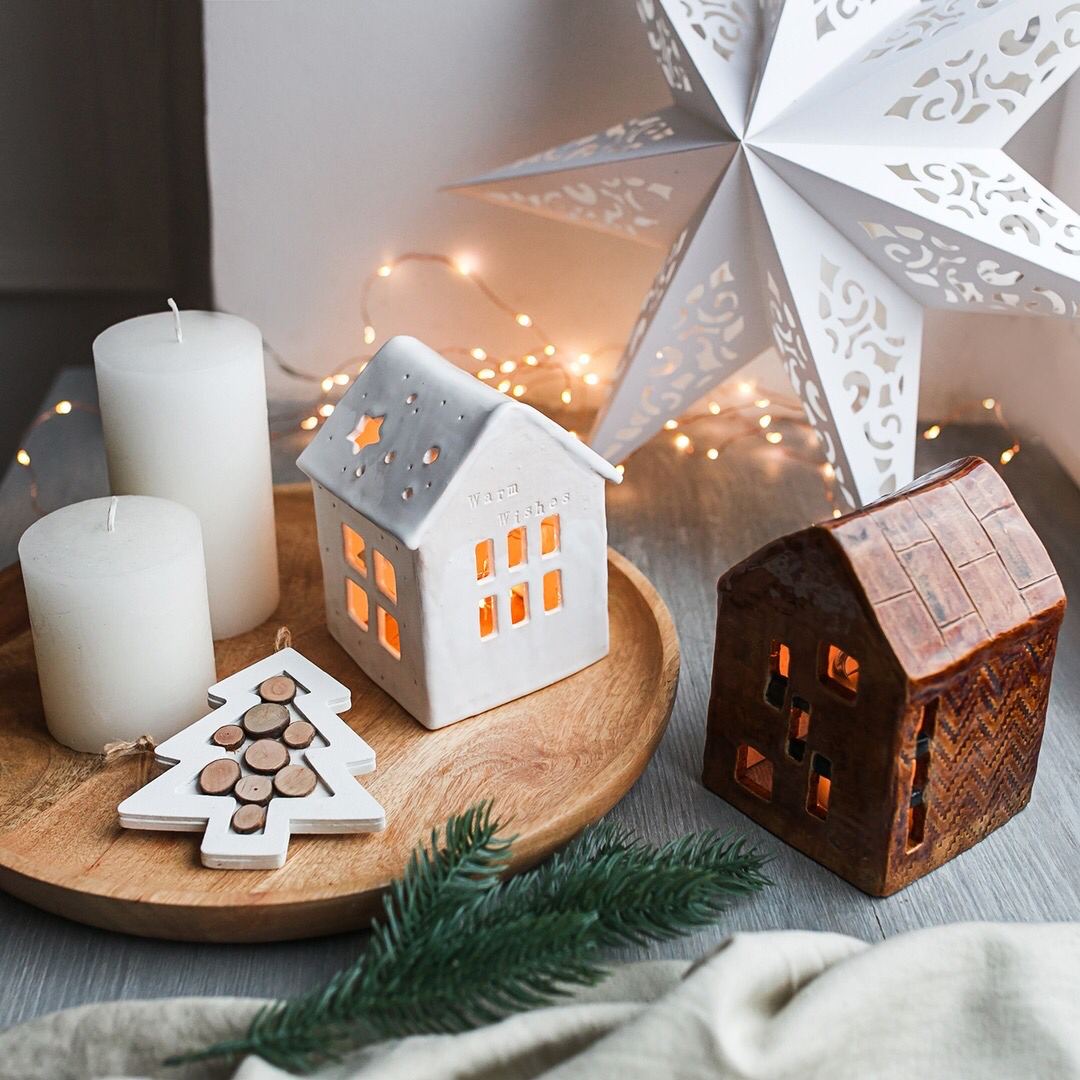 Подсвечник - домик 12+ фото 1