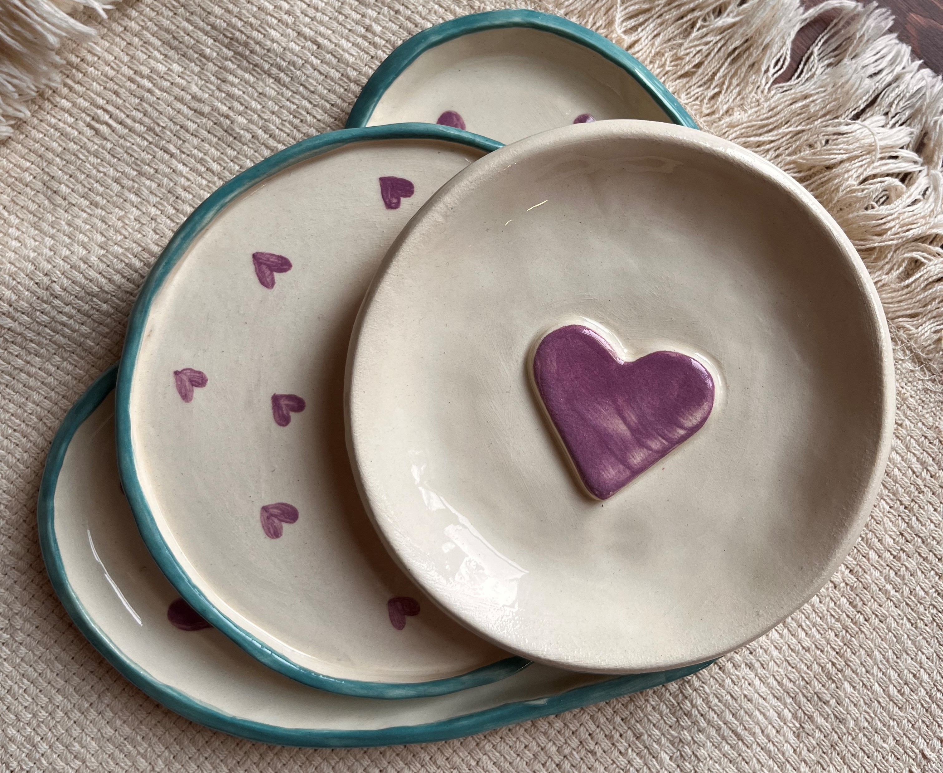 SPECIAL: Сердца Тарелка послание фото 1