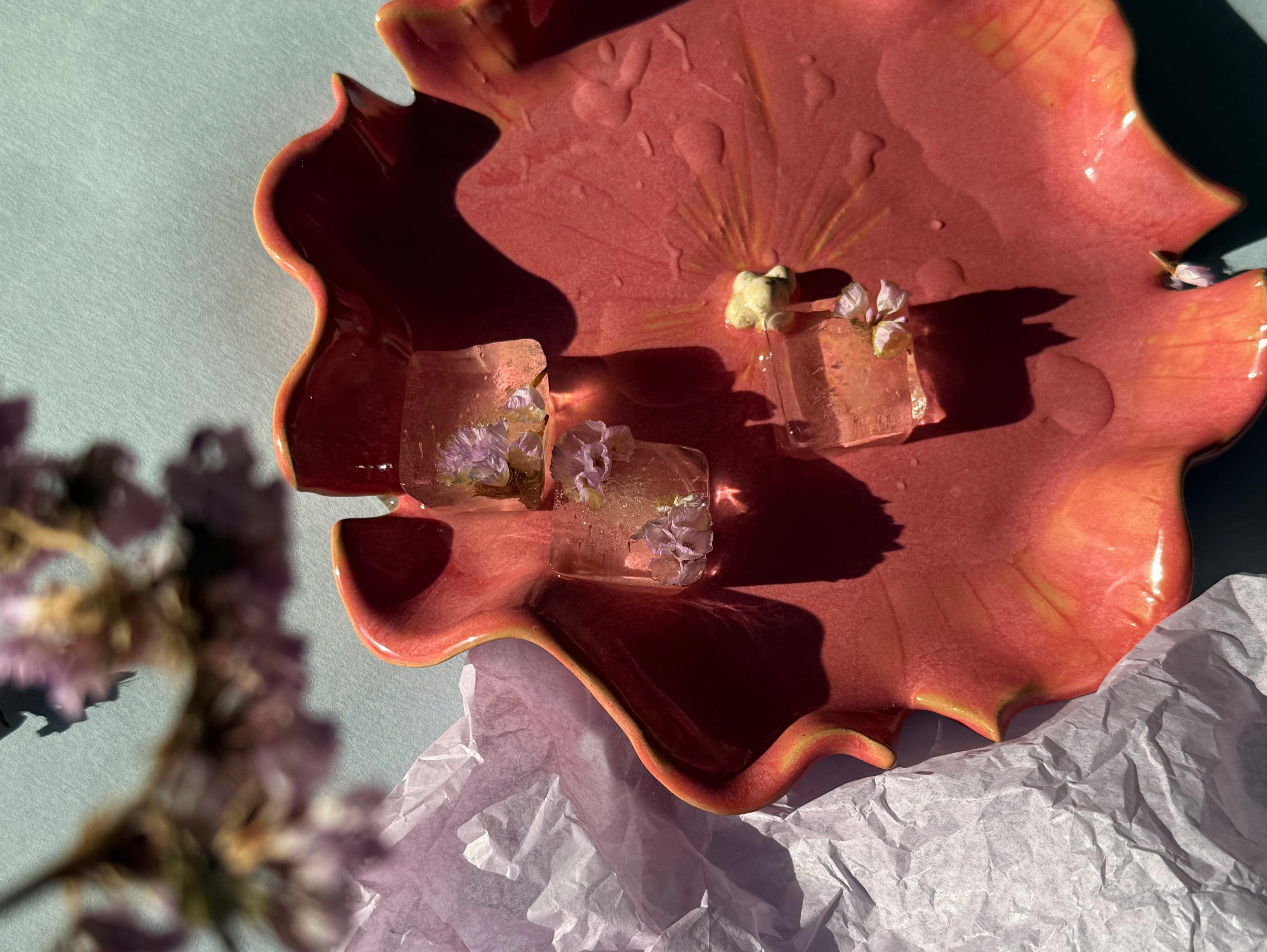 Тарелка с цветком 12+ фото 1